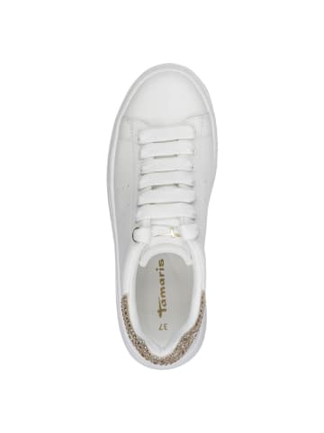 Tamaris Sneaker in WHT/CHAMPAGNE