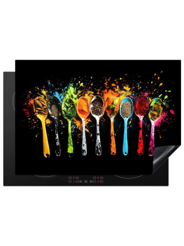 KitchenYeah Herdabdeckplatte Löffel Kräuter