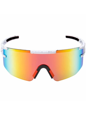 BEZLIT Herren Sonnenbrille in Weiß/Rot, Gelb, Blau - Rot