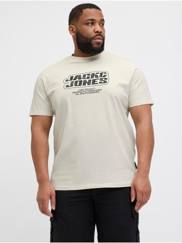 JACK & JONES PLUS T-shirt in Sweet Corn