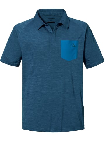 Schöffel Poloshirt Polo Shirt Hocheck M in Blau