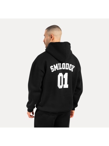SMILODOX Hoodie Rayk in Schwarz
