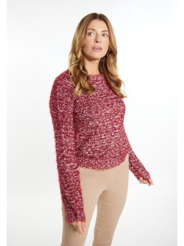 Usha Damen Strickpullover in Dunkelrot