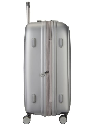 Mandarina Duck Trolley Logoduck + Trolley Medium Exp in Silver