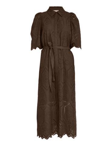 Peppercorn Dress in Chocolate Brown