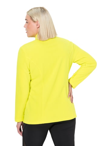 Ulla Popken Sweatjacke in limette