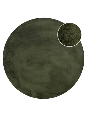 Wecon Home Hochflorteppich Anna in Oliv Grün