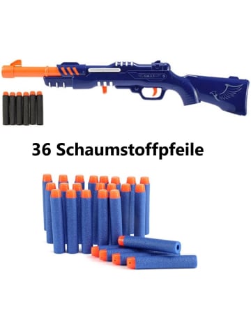 Toi-Toys Polizei Gewehr Schrotflinte mit 36 Schaumstoffpfeilen 3 Jahre