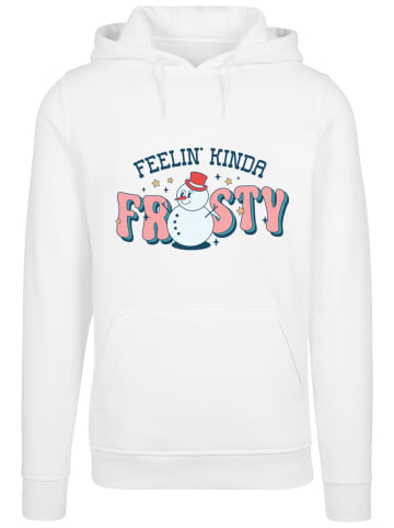 F4NT4STIC Hoodie Feelin Kinda Frosty Snowman in weiß