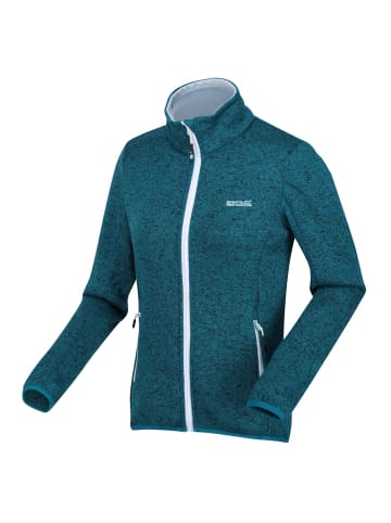Regatta Newhill Midlayer Strickfleecejacke in Türkis