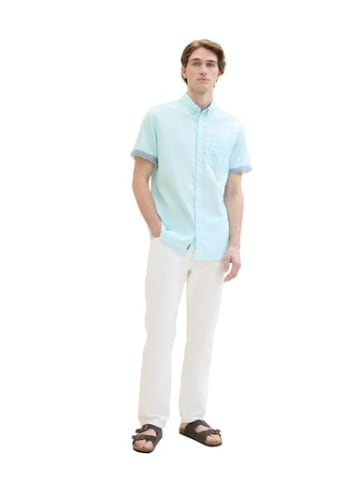 Tom Tailor Kurzarm FreizeitHemd für Herren in trkis