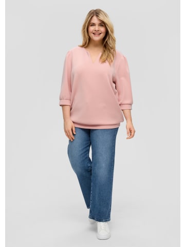 s.Oliver Sweatshirt 3/4 Arm in Pink