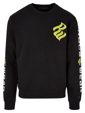 Rocawear Rundhalsausschnitt in black/lime