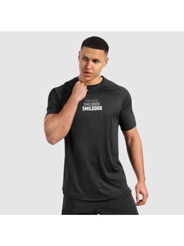SMILODOX T-Shirt Powerfit Triple in Schwarz