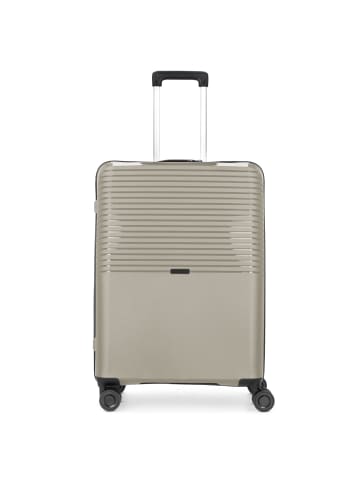 D&N Travel Line 4000 4-Rollen Trolley 66 cm in taupe