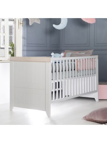 roba Kombi-Kinderbett Helene Landhausstil 70 x 140 cm - Grau