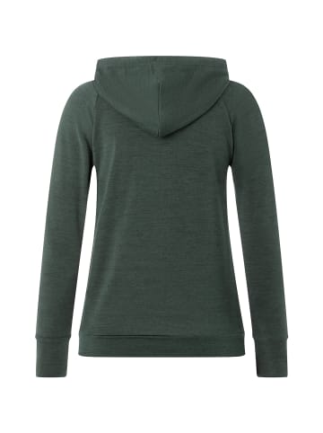super.natural W ESSENTIAL ZIP HOODIE in Tannengrün