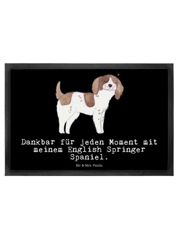 Mr. & Mrs. Panda Schmutzfangmatte English Springer Spaniel Momen... in Schwarz