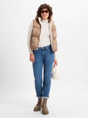 Marie Lund Weste in beige - 0001