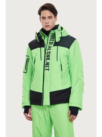 Finn Flare Winterjacke World in neon green