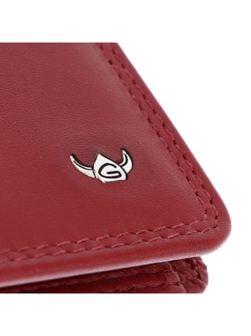 Golden Head Polo Geldbörse RFID Schutz Leder 11 cm in rot
