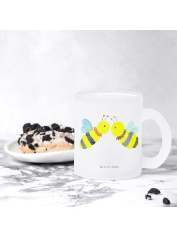 Mr. & Mrs. Panda Trinkglas Biene Liebe ohne Spruch in Transparent