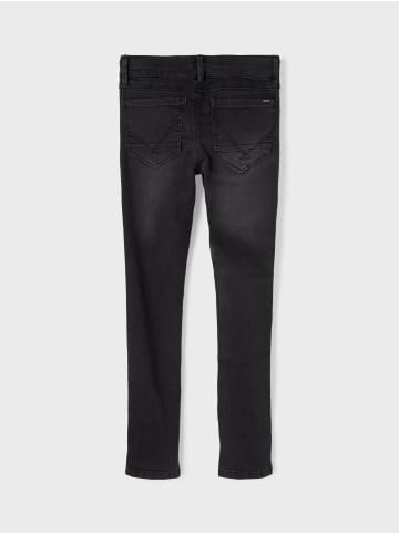 name it Skinny Jeans slim fit in black denim