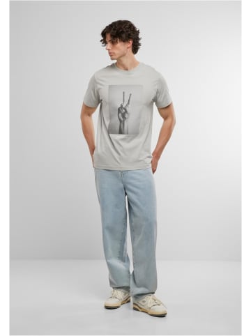 Mister Tee T-Shirt "Peace Sign Tee" in Grau