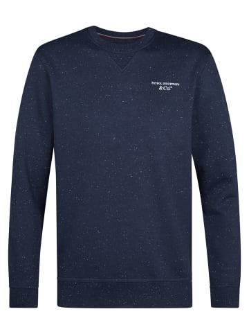 Petrol Industries Sweater mit Logodruck Pagosa in Blau