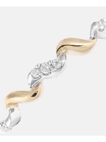 Diamant L'éternel Eternity-Ring aus 375 Gelbgold mit 0.08 Karat Diamant
