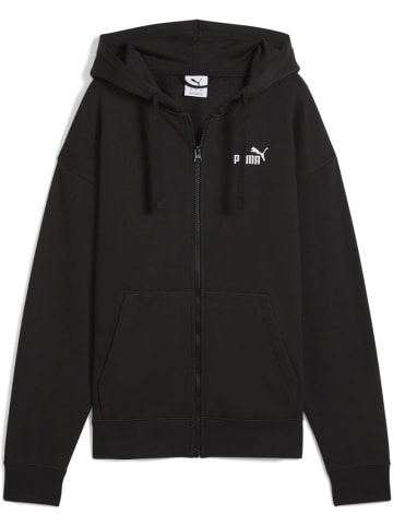 Puma Jacke "ESS Small No.1 Logo Comfort Full-Zip Hoodie FL" in Schwarz
