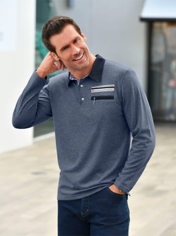 WITT WEIDEN Langarm-Shirt in jeansblau