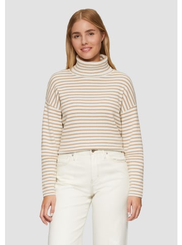 s.Oliver Strickpullover langarm in Braun-creme
