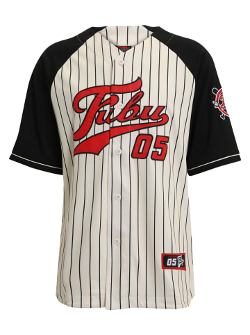 FUBU FUBU T-Shirts in offwhite/black