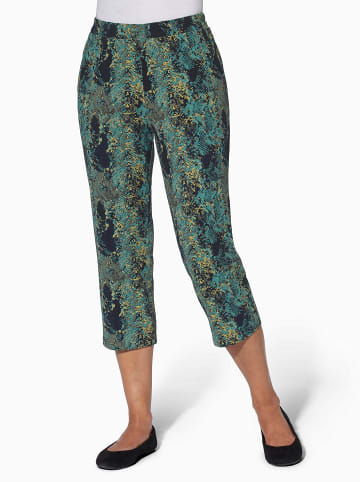 Sieh an! 7/8-Freizeithose in marine-salbei-bedruckt