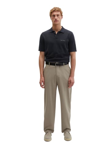 Marc O'Polo Strick-Poloshirt DFB Travel Collection in Deep Night Blue