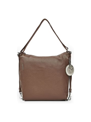 Mandarina Duck Mellow Leather Schultertasche Leder 36 cm in milk chocolate