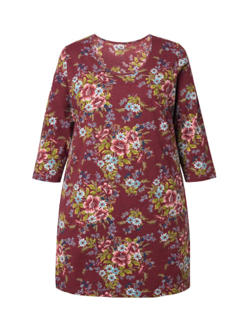 Ulla Popken Longshirt in bordeaux