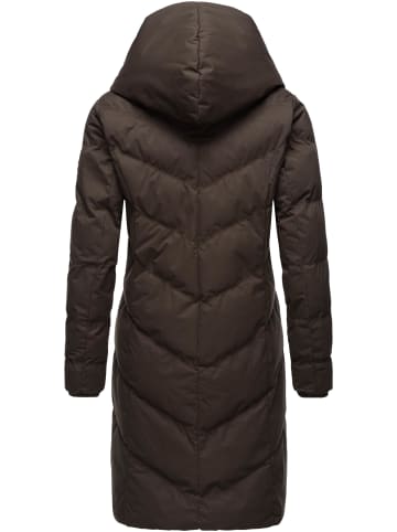 ragwear Steppmantel Natalka in Dark Choco022