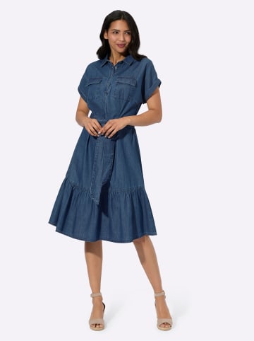 Sieh an! Jeans-Kleid in blue-stone-washed