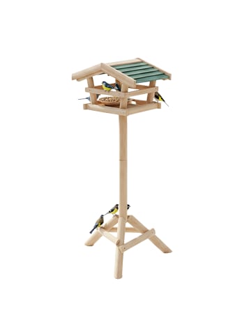 relaxdays Vogelhaus in Natur - (B)37 x (H)100 x (T)43 cm