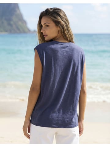 Beach Time Shirttop in indigo