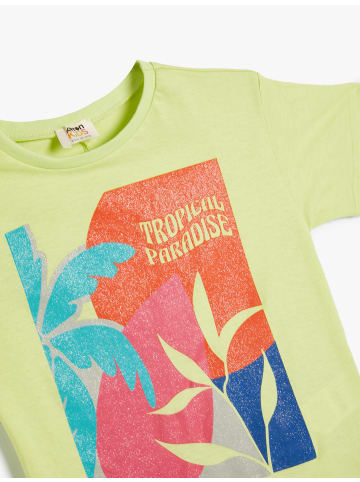 KOTON T-shirt in Grün