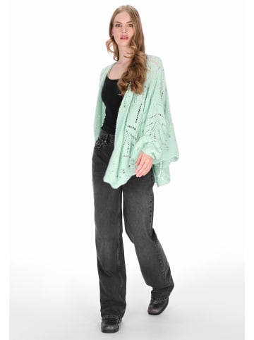 DreiMaster Women Cardigan in mint blue