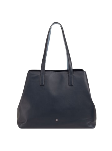 DuDu Pauline Shopper Tasche Leder 36 cm in navy