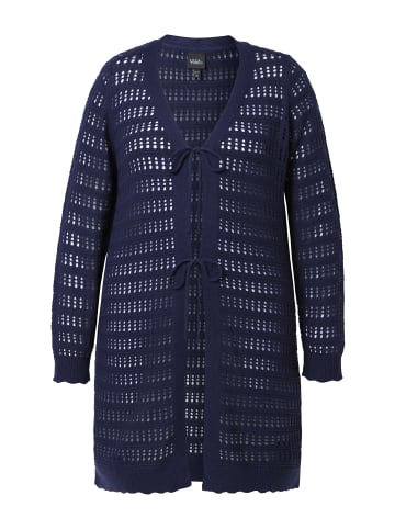 Ulla Popken Strickjacke in tintenblau