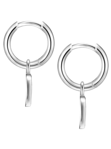 Glanzstücke München Creolen Mond Sterling Silber in silber