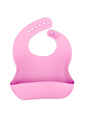 Intirilife Baby Lätzchen aus Silikon in ROSA