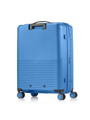 Pack Easy Jet 4 Rollen Trolley 64 cm mit Dehnfalte in marine