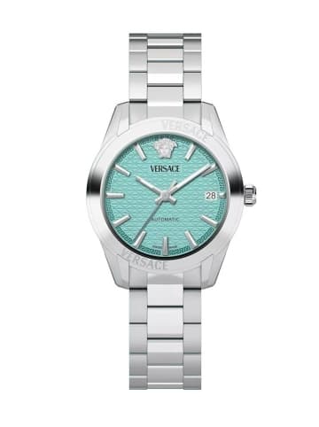 Versace Automatikuhr für Damen in trkis